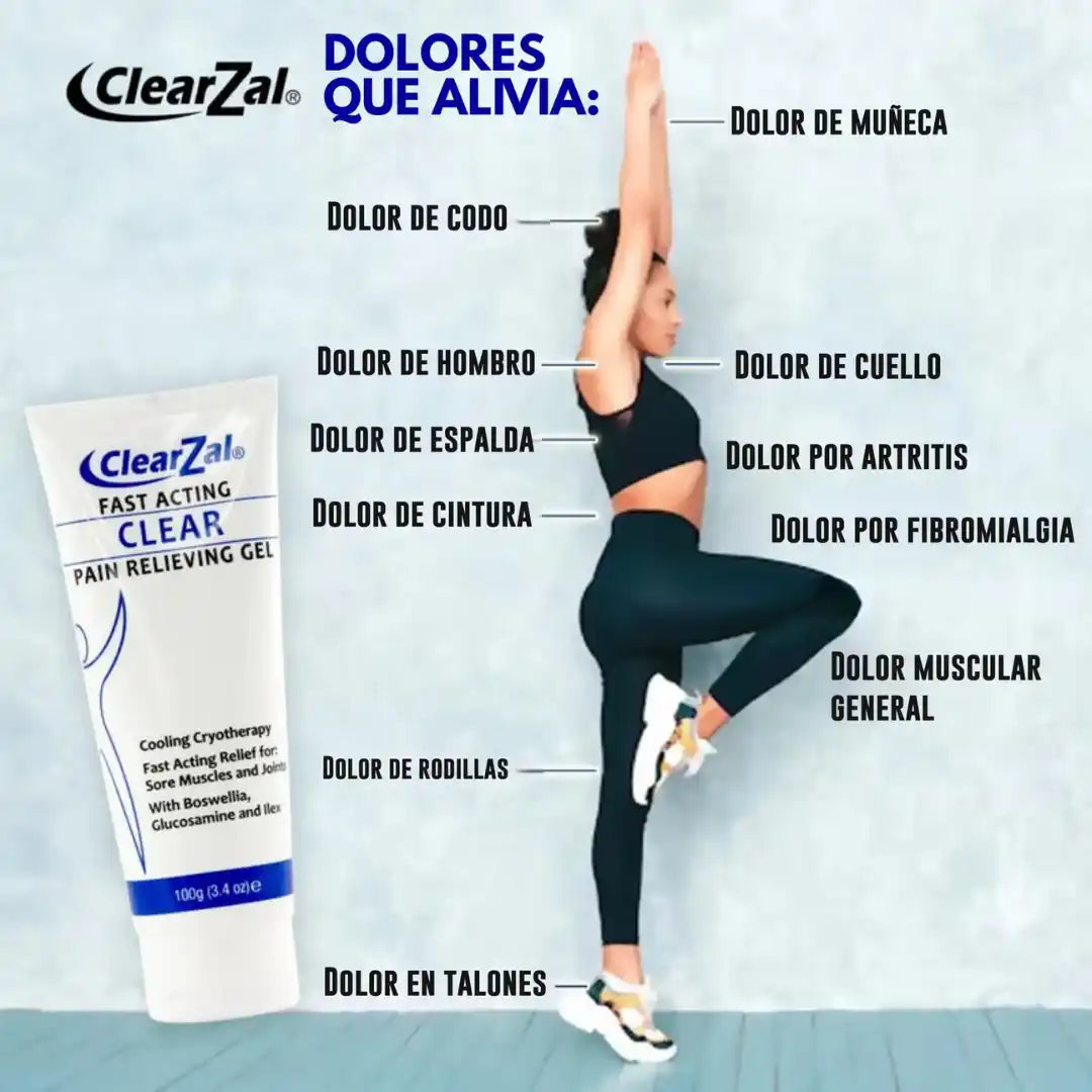 ClearZal® 60ML – Alivio instantáneo: olvídate del dolor en minutos