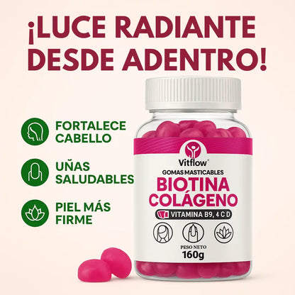 Gomitas de Colageno + Biotina  ✨🌸 - 160 g