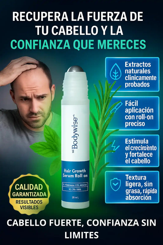 BODY WISE- ROLL ON CRECIMIENTO CAPILAR