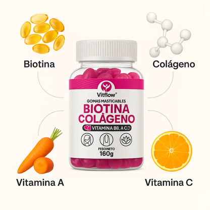 Gomitas de Colageno + Biotina  ✨🌸 - 160 g