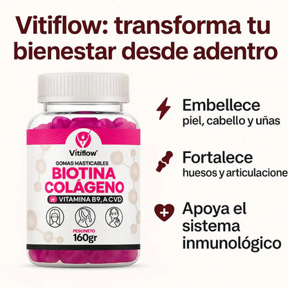Gomitas de Colageno + Biotina  ✨🌸 - 160 g