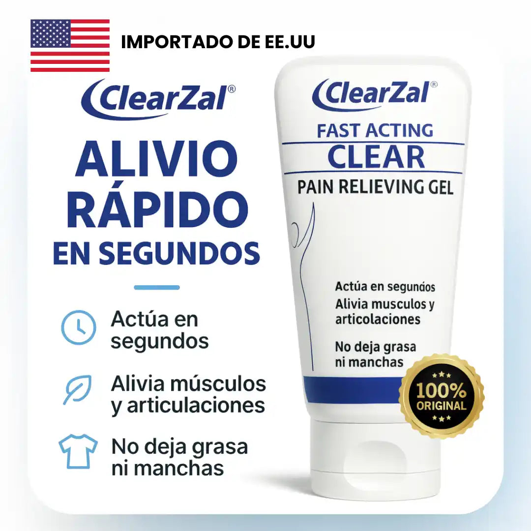 ClearZal® 60ML – Alivio instantáneo: olvídate del dolor en minutos