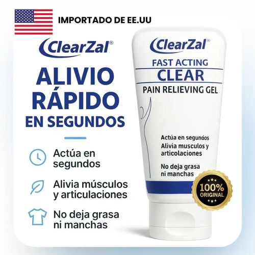 ClearZal® 60ML – Alivio instantáneo: olvídate del dolor en minutos