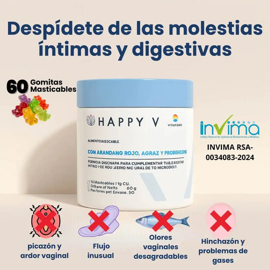HAPPY V PROBIOTICO VAGINAL